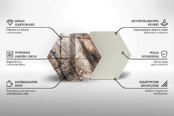 Tocător de bucătărie Structura din lemn