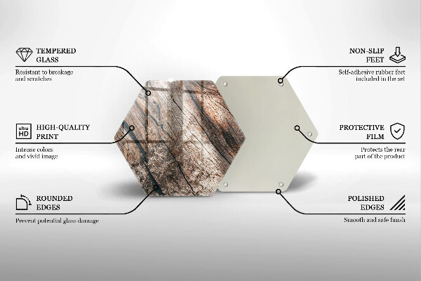 Tocător de bucătărie Structura din lemn