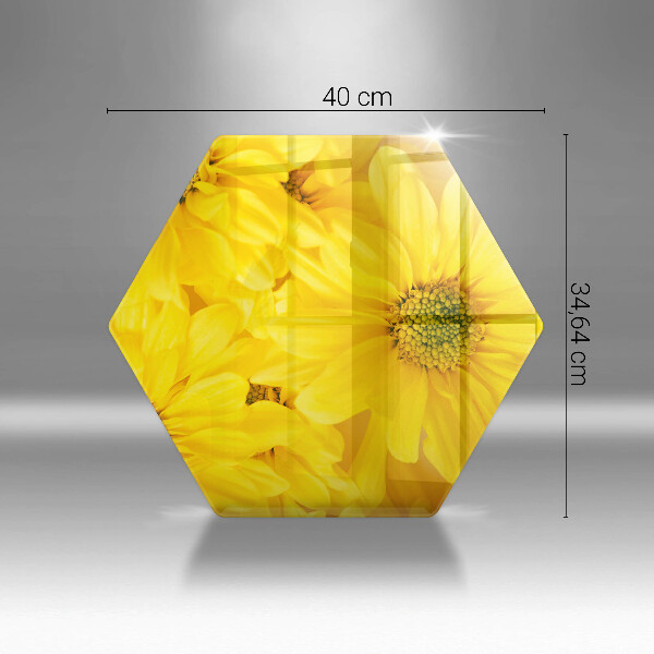 Tocător de bucătărie Petale de flori