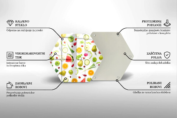 Tocător de bucătărie Model de fructe și legume