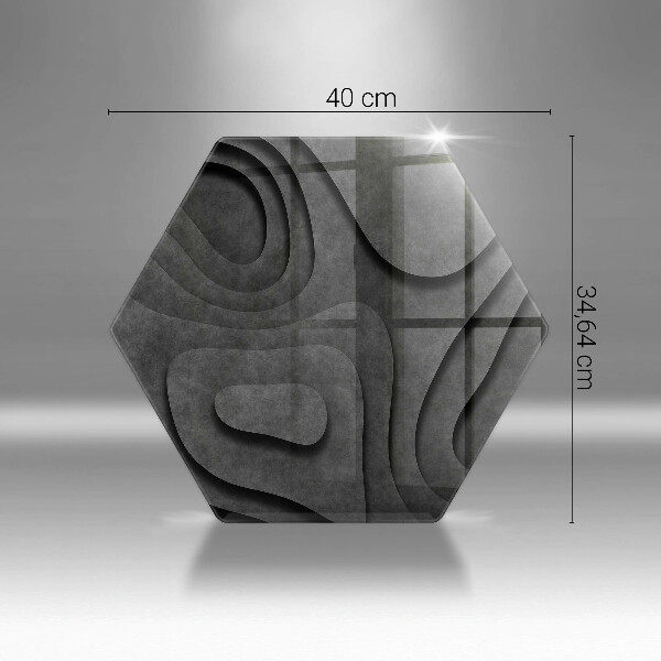 Tocător de bucătărie Forme de piatră 3D