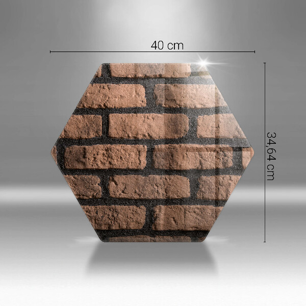 Tocător sticlă Zid de cărămizi