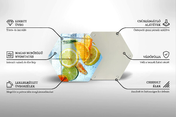 Tocător de bucătărie Apă de citrice suculentă