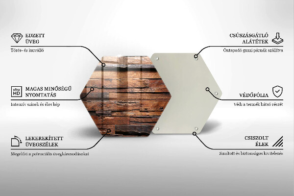 Tocător de bucătărie Scânduri decorative din lemn