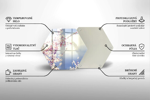 Tocător sticlă Copac înflorit