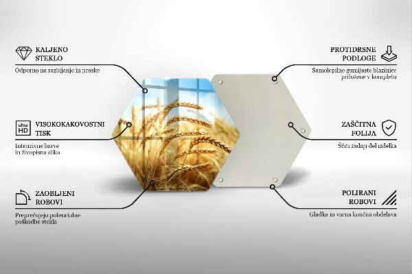 Tocător sticlă Spice de cereale în câmp