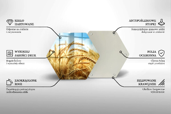 Tocător sticlă Spice de cereale în câmp