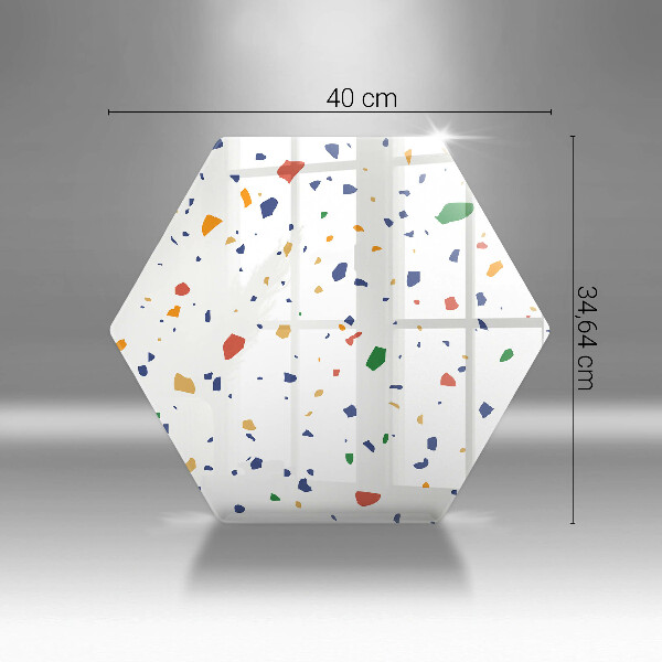 Tocător sticlă Gresie colorata