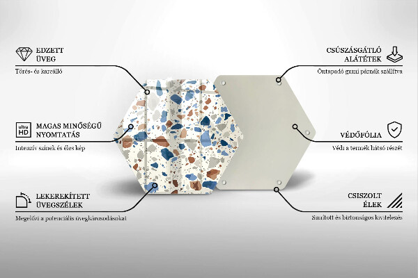 Tocător sticlă Gresie decorativa