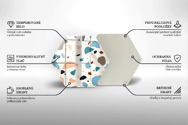 Tocător sticlă Gresie decorativa