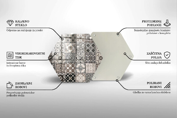 Tocător de bucătărie Placi decorative