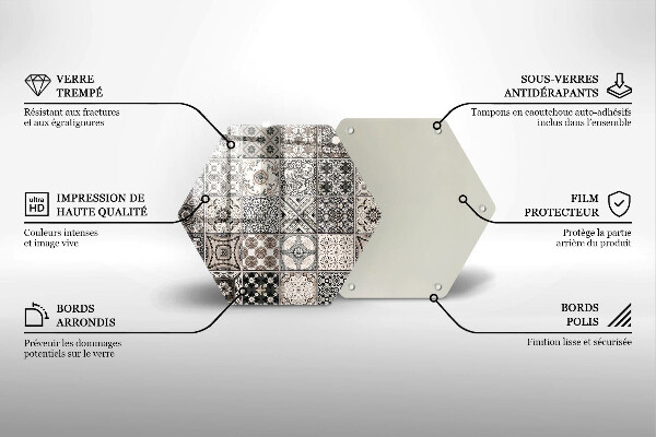 Tocător de bucătărie Placi decorative