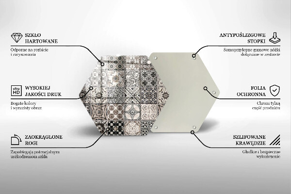 Tocător de bucătărie Placi decorative