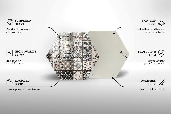 Tocător de bucătărie Placi decorative