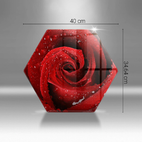 Tocător de bucătărie Petale de flori de trandafir