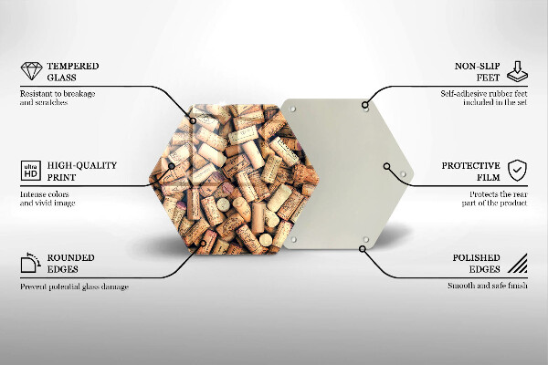 Tocător de bucătărie Model fără sudură pentru dopuri de vin