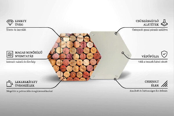 Tocător de bucătărie Model pentru dopuri de vin