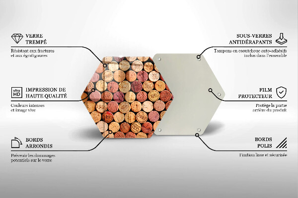 Tocător de bucătărie Model pentru dopuri de vin
