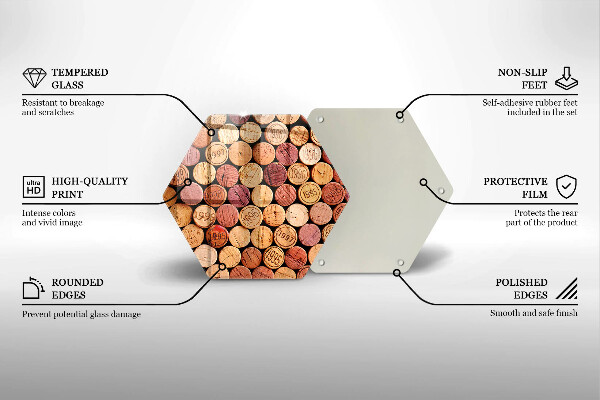 Tocător de bucătărie Model pentru dopuri de vin