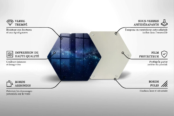 Tocător de bucătărie Spațiu și stele