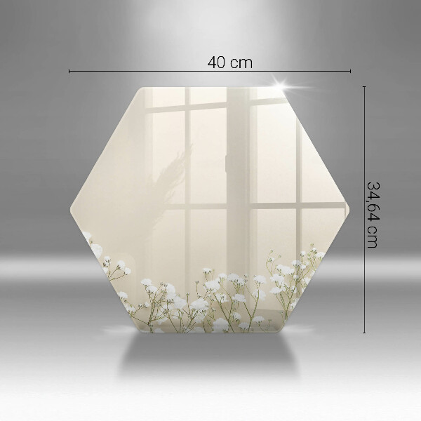 Tocător sticlă Flori boho din ipsos