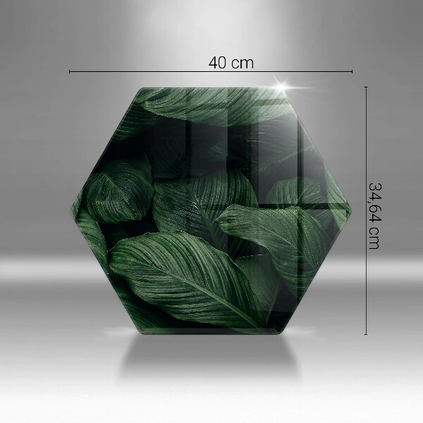 Tocător sticlă Frunze întunecate