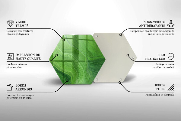 Tocător sticlă Textura abstractă