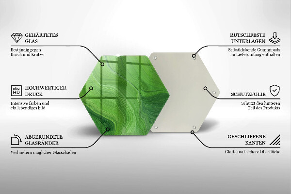 Tocător sticlă Textura abstractă