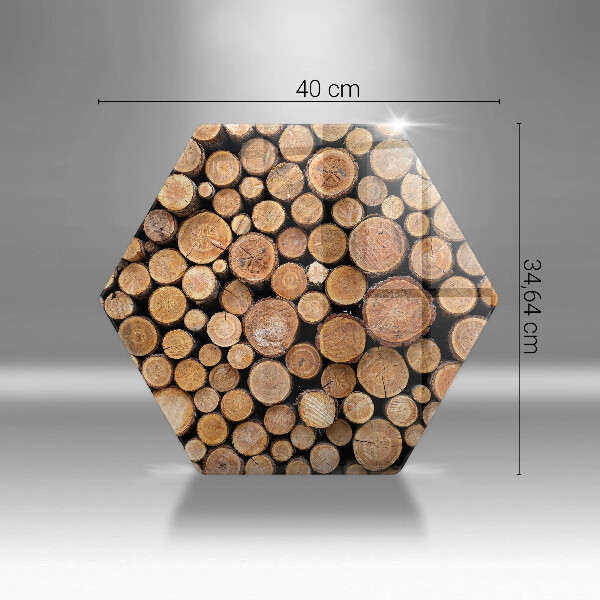 Tocător sticlă Trunchiuri de copaci