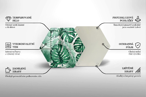 Tocător de bucătărie Monstera pleacă