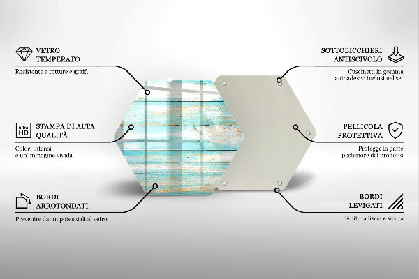 Tocător de bucătărie Scânduri de lemn de epocă