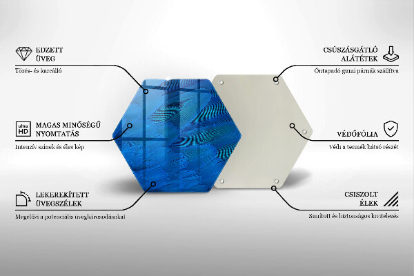 Tocător sticlă Pene de păsări
