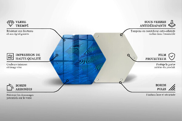 Tocător sticlă Pene de păsări