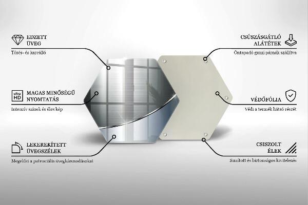 Tocător de bucătărie Model de abstractizare din metal