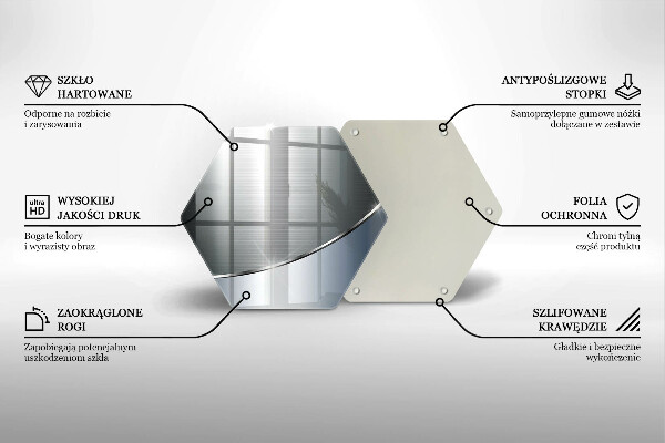 Tocător de bucătărie Model de abstractizare din metal