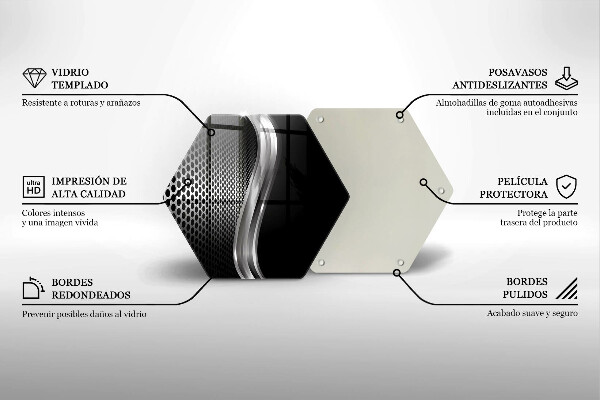 Tocător sticlă Structura metalica