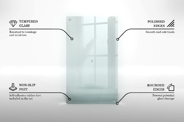 Tocător de bucătărie transparente 52x30 cm