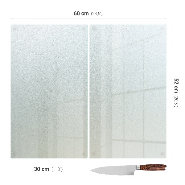 Set de 2 tocătoare din sticlă cu dimensiunile 30 x 52 cm