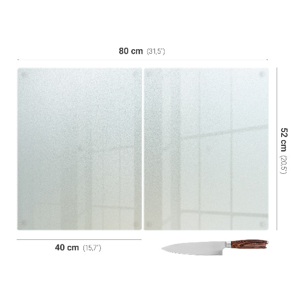 Set de 2 tocătoare din sticlă cu dimensiunile 40 x 52 cm