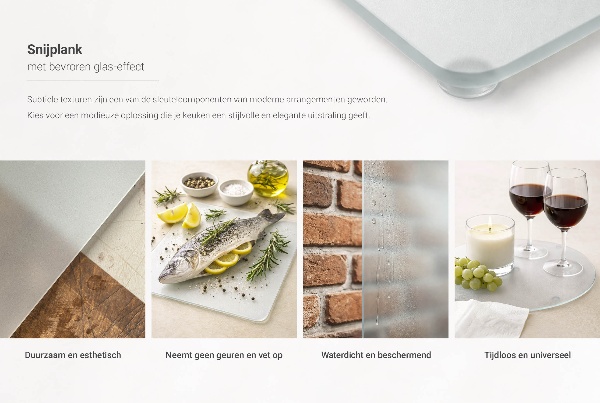 Set de 2 tocătoare din sticlă cu dimensiunile 40 x 52 cm