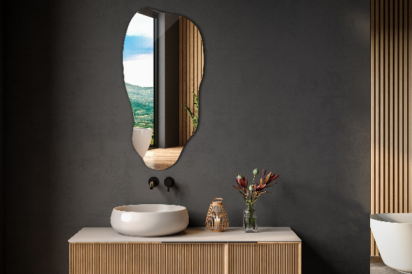 Oglinda asimetrica decorative pentru perete 40x80