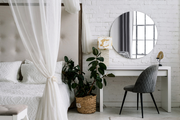 Oglinda rotunda fara rama fi 80 cm