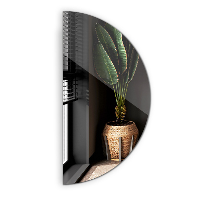 Oglinda în formă de semicerc fara rama 40x80 cm