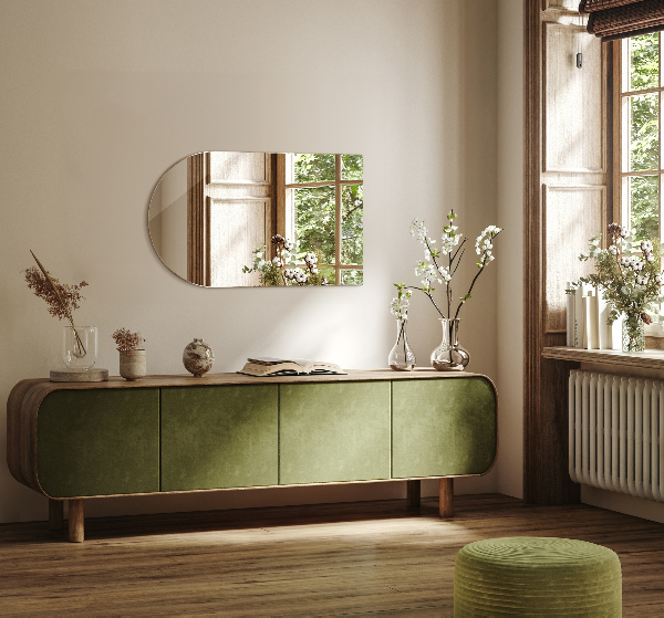 Oglindă arc decorativ 60x100 cm