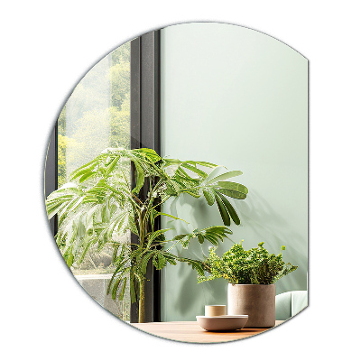 Oglindă cu cerc trunchiat decorativ 70x80 cm