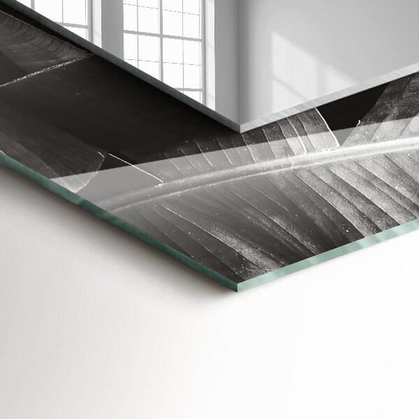 Oglinda cu rama imprimata Frunze de bananier