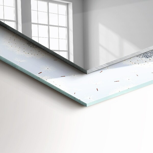 Oglinda cu rama imprimata Flori suflate