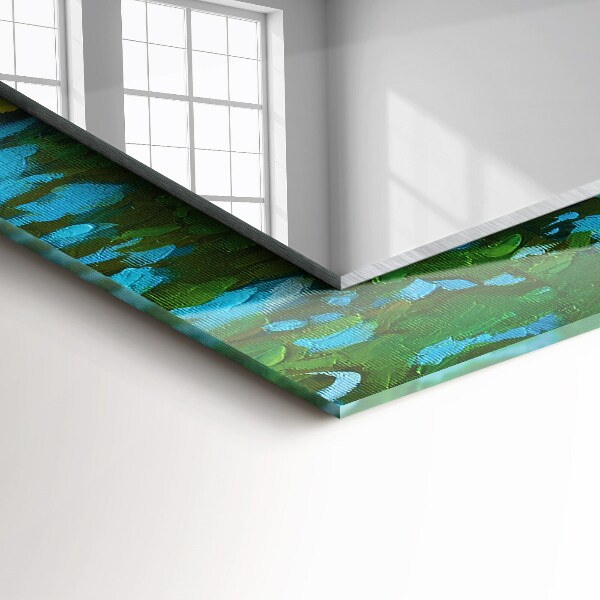 Decoratiuni perete cu oglinda Pudră de nufăr