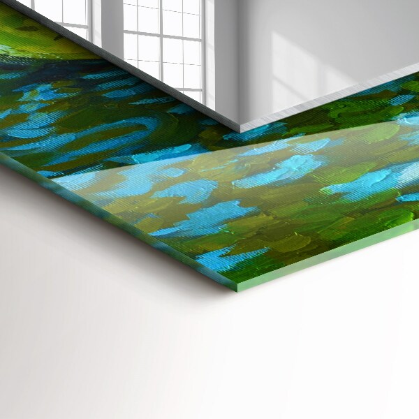 Decoratiuni perete cu oglinda Pudră de nufăr