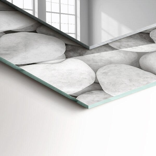 Oglinda cu rama imprimata Linii abstracte